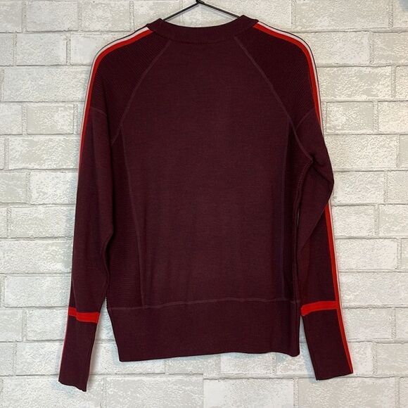 Athleta Canyon Colorblock Stripe Sweater Merino Wool XS - Picture 5 of 8